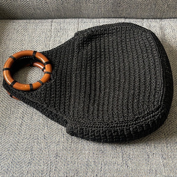 The Sak Crochet Wooden Ring Handle Women's Handbag - Picture 15 of 16